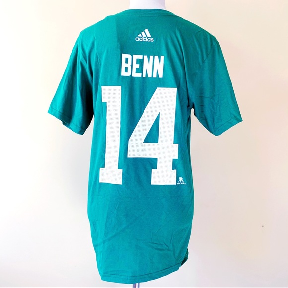 🆕 Adidas NHL Dallas Stars Benn Jersey T-Shirt Tee - Picture 3 of 7